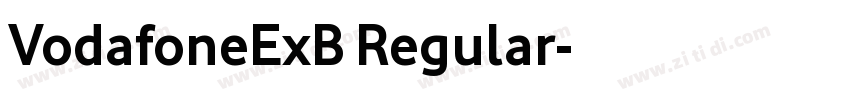VodafoneExB Regular字体转换